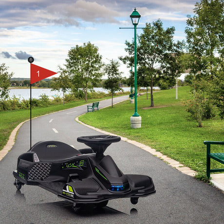 Electric Drifting Go-Kart for Kids with Brushless Motor and Music - 24V Ride On Drift Car