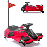 Electric Drifting Go-Kart for Kids with Music and LED Lights - 24V Ride-On Drift Car