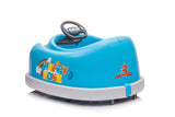 Electric Dual Drive Bumper Car with Rocking Horse Music and Pushrod Plate - 12v Ride On