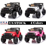 Electric Dual Drive Kids Ride On Car with Remote Control - Battery Powered Toy Vehicle