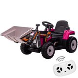 3-Speed Kids Ride-On Excavator with Music and Tractor Design for Outdoor Fun