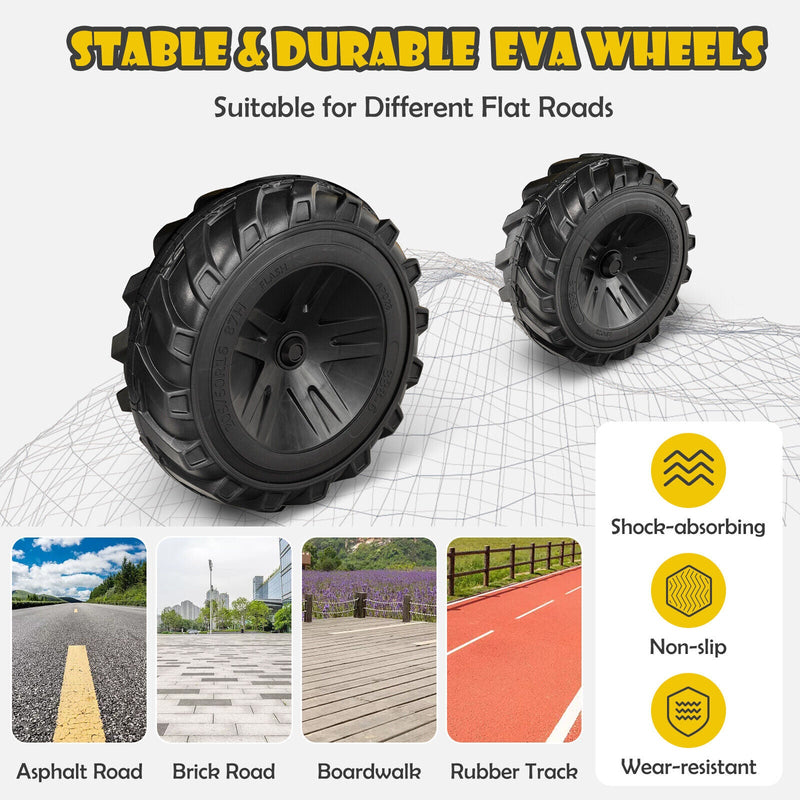 Electric Excavator Ride-On Toy for Kids with 12V Battery and 2 Modes