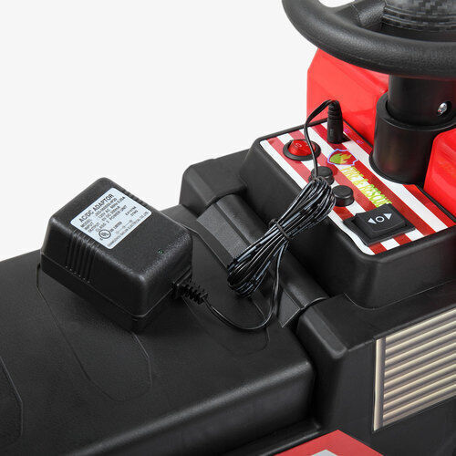 Electric Fire Truck Ride-On Toy with Siren for Kids - Perfect for Christmas!