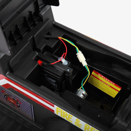 Electric Fire Truck Ride-On Toy with Siren for Kids - Perfect for Christmas!