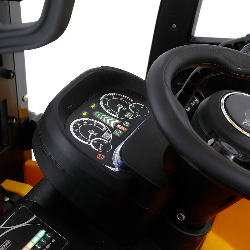 Electric Forklift Toy Car with 3 Speeds, Lifting Rod, and Remote Control for Kids