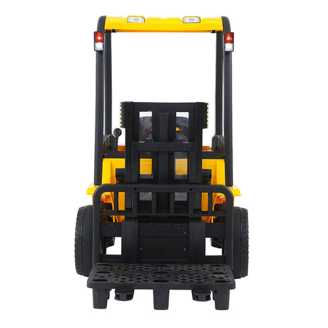 Electric Ride-On Car for Kids with Remote Control and Lifting Forklift Frame