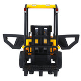 Electric Ride-On Car for Kids with Remote Control and Lifting Forklift Frame