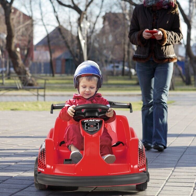Electric Go Cart for Kids with Remote Control and Safety Features