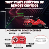 Electric Go Cart for Kids with Remote Control and Safety Features