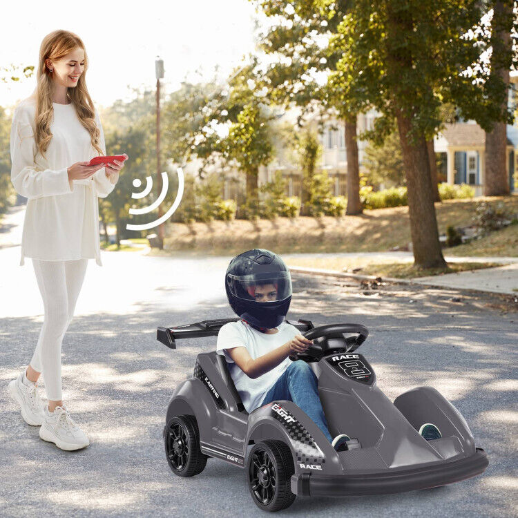 Electric Go Cart for Kids with Remote Control and Safety Features