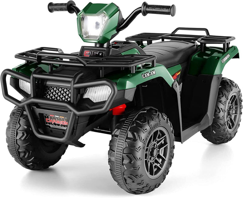 Electric Kids ATV 4-Wheeler with LED Lights and Music - 12V Battery Powered
