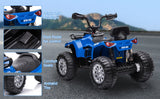 Black Quad 4-Wheeler Electric Ride On Car for Kids with Music and LED Lights - Brand New in the US