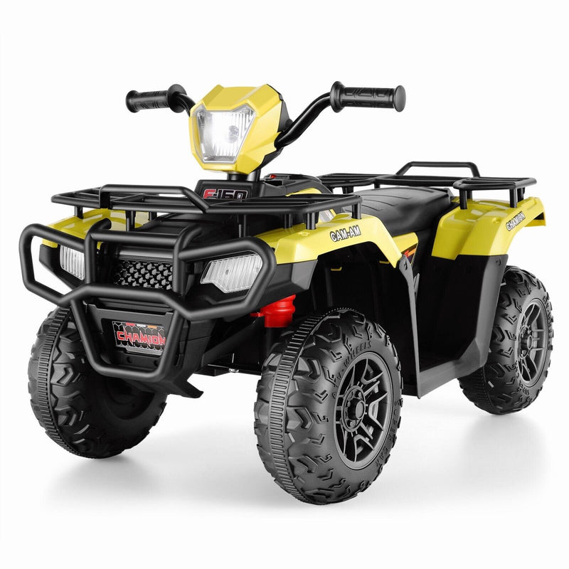 Electric Kids ATV Ride On Car with Music, LED Lights, and USB Charger - 12V 4-Wheeler for Endless Fun!