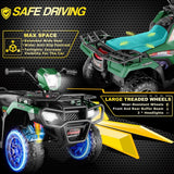Electric Kids ATV Ride On Car with Music, LED Lights, and USB Charger - 12V 4-Wheeler for Endless Fun!