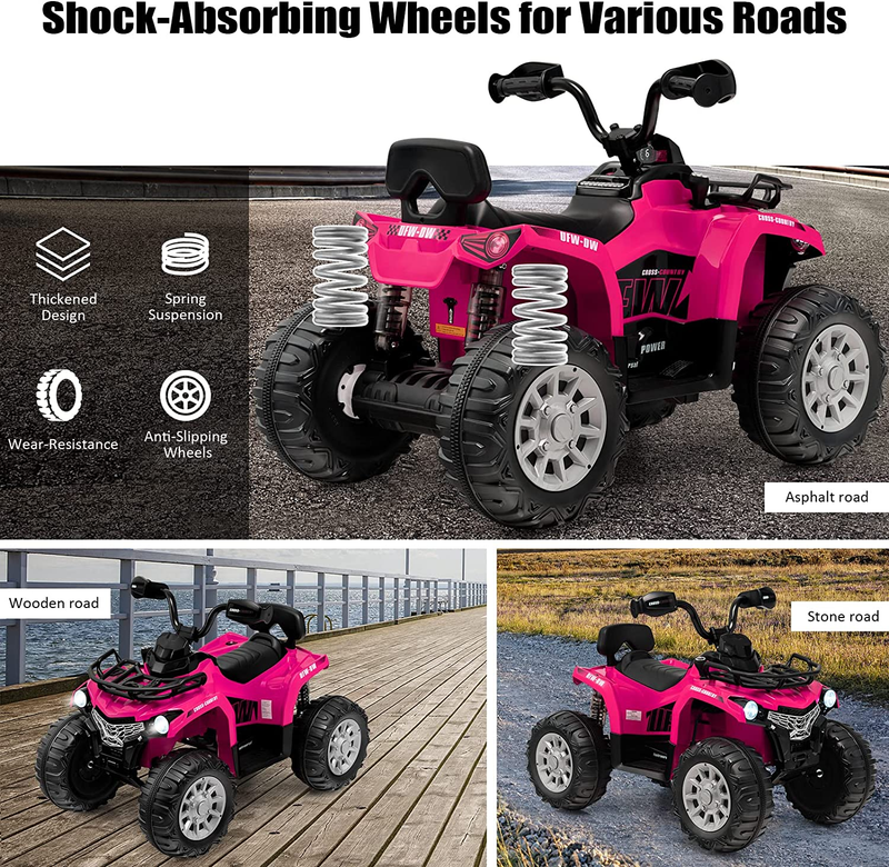 Electric Kids ATV with Music, Headlights, and MP3 Player - Rev Up the Fun!