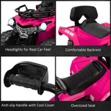 Electric Kids ATV with Music, Headlights, and MP3 Player - Rev Up the Fun!