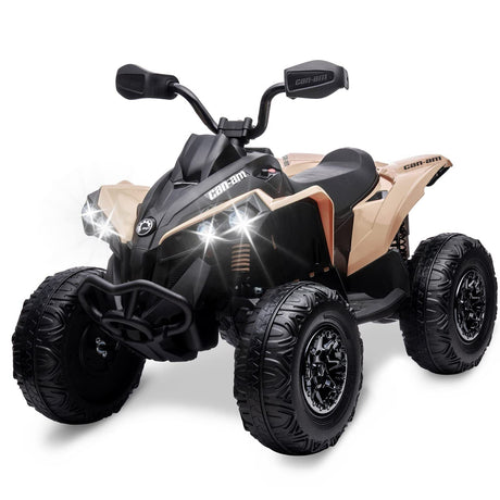 Electric Kids Ride On ATV 4-Wheeler with Music and LED Lights - All-Terrain Fun!