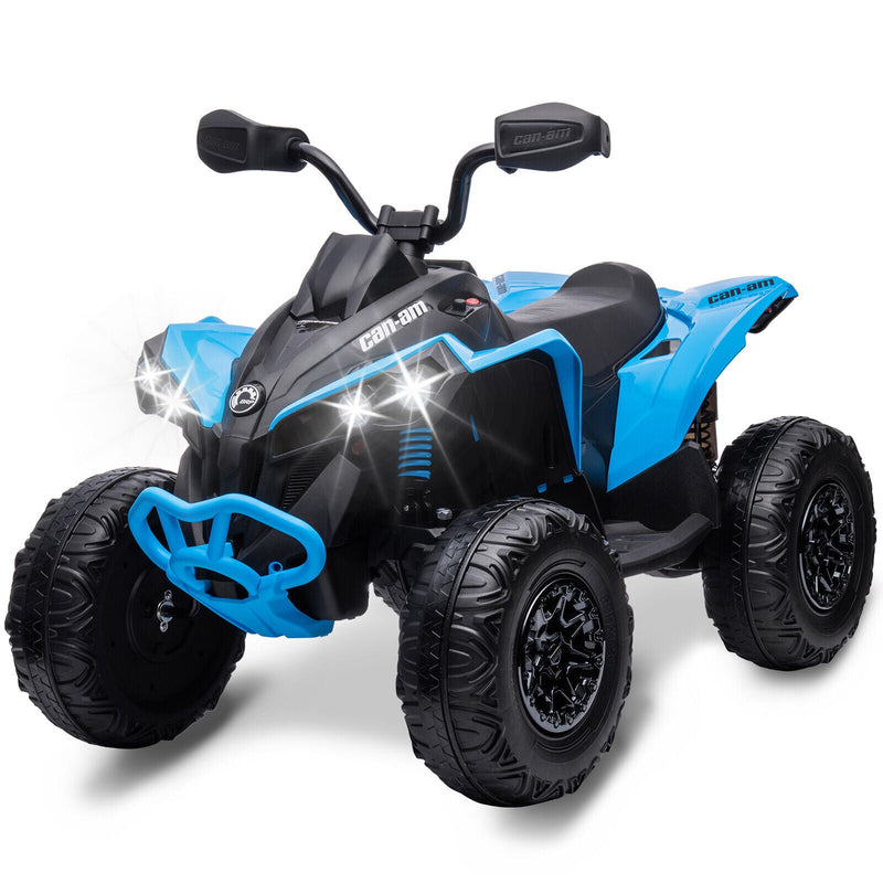 Electric Kids Ride On ATV 4-Wheeler with Music and LED Lights - All-Terrain Fun!