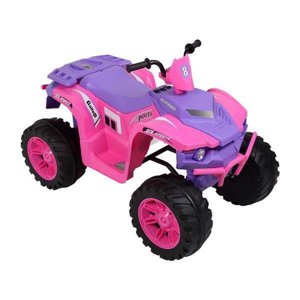 Electric Kids Ride-On ATV with Dual Drive and MP3 Player - 12V 7AH Battery - Summer Edition