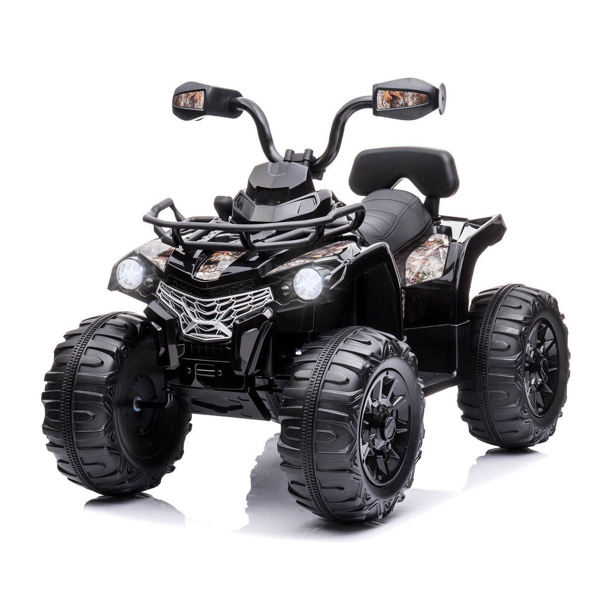 Electric Kids Ride-On Beach Car ATV Truck with 2 Speeds, MP3, Lights, and Music