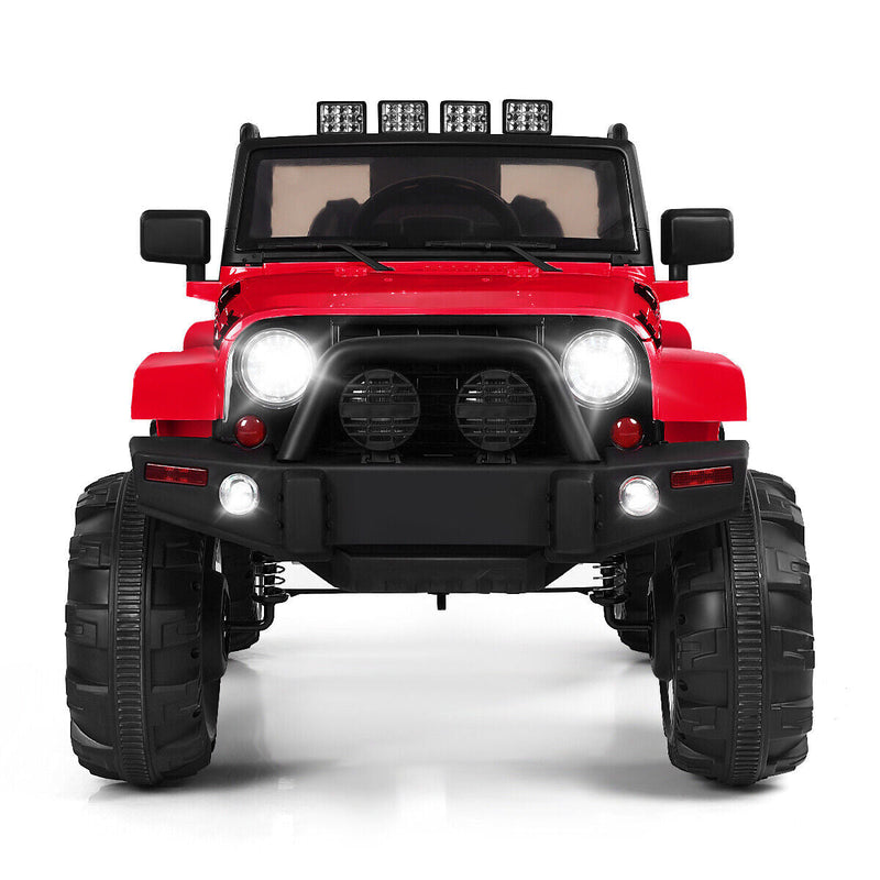 Electric Kids Ride-On Car Toy Truck with MP3 Player and LED Lights - Perfect Gift for Children