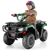 Electric 4-Wheeler ATV Quad for Kids with LED Lights, USB and MP3 Compatibility - Ideal for Boys and Girls