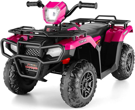 Electric ATV 4-Wheeler for Kids with LED Lights and Music - 12V Battery Powered