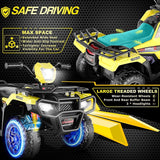 Electric ATV 4-Wheeler for Kids with LED Lights and Music - 12V Battery Powered