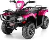 Electric 4-Wheeler Quad for Kids with 12V Battery and 2X30W Motor