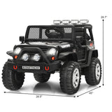 Electric Kids Ride On Car Truck with MP3 and Remote Control - Black