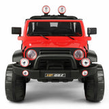 Electric Kids Ride-On Car Truck with MP3, LED Lights, Remote Control - 3 Speeds and Cover Included