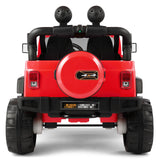 Electric Kids Ride-On Car Truck with MP3, LED Lights, Remote Control - 3 Speeds and Cover Included