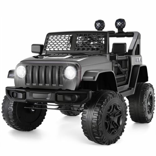 Electric Kids Ride-On Car Truck with MP3 Music, LED Lights, and Remote Control - USA Edition