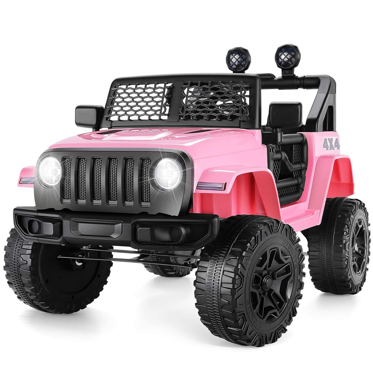 Electric Kids Ride On Truck with Remote Control and MP3 Player - Battery Powered Toy Car