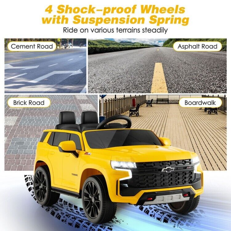 Electric Kids Ride-On Car with 3 Speeds, All-Terrain Wheels, and 2.4G Remote Control - 12V