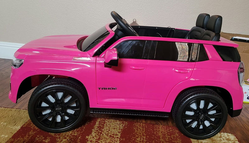 Electric Kids Ride-On Car with 3 Speeds, All-Terrain Wheels, and Remote Control - Pink