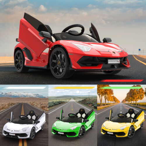 Electric Kids Ride On Car with Remote Control, 3 Speeds, Lights, and MP3 Player - Perfect Gift for Children