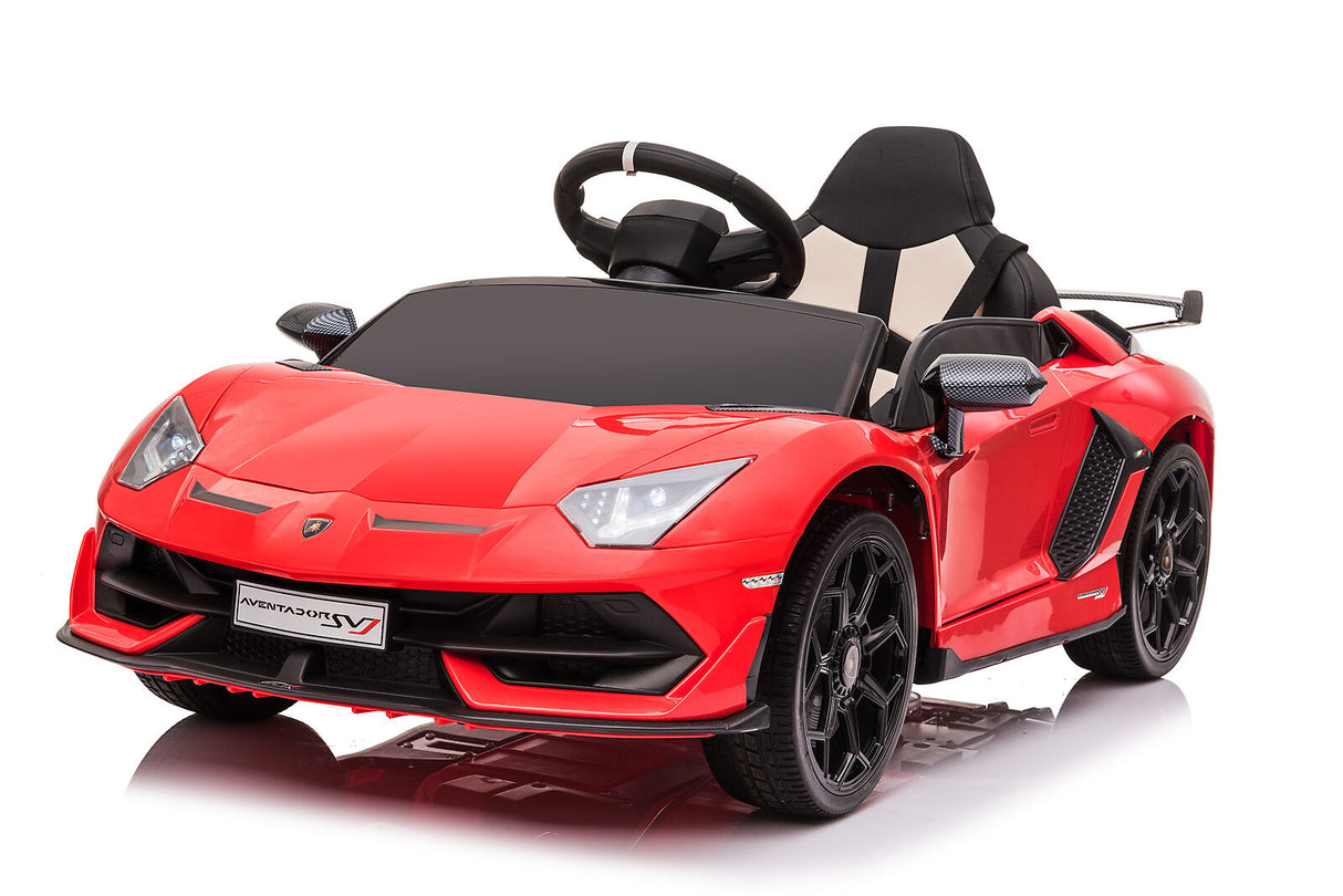 Remote Control Electric Ride-On Car for Kids with Music and LED Lights - 12V US Version