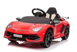 Electric Kids Ride-On Car with LED Lights and Music - 12V Rechargeable Battery