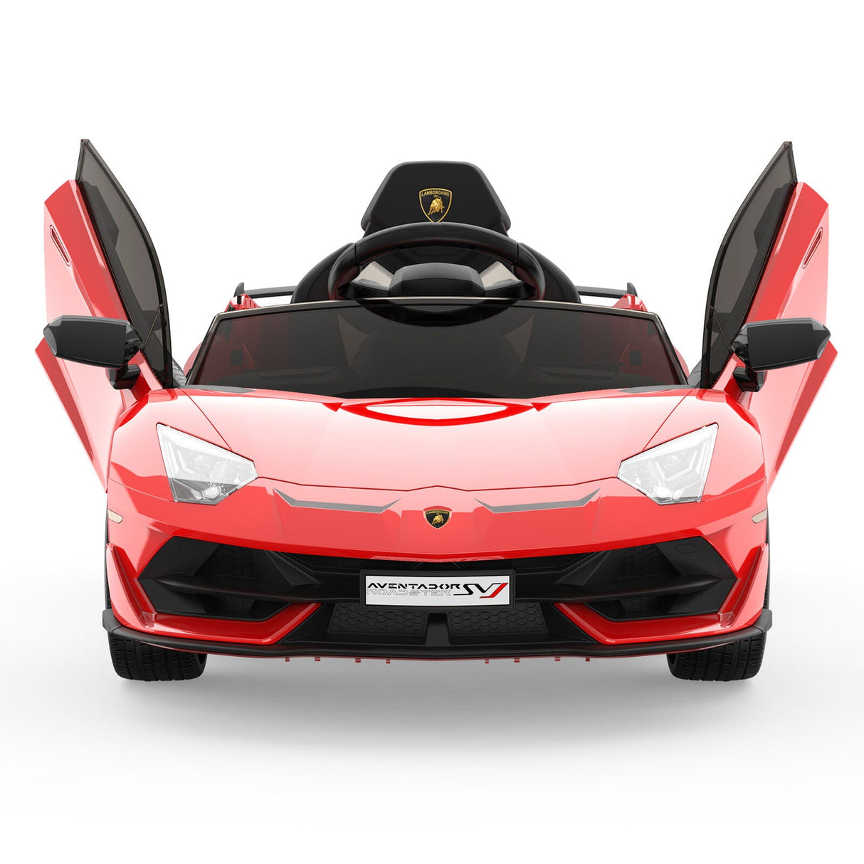 Electric Kids Ride-On Car with LED Lights and Music - 12V Rechargeable Battery