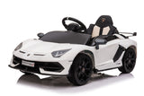Electric Kids Ride-On Car with LED Lights and Music - 12V Rechargeable Battery