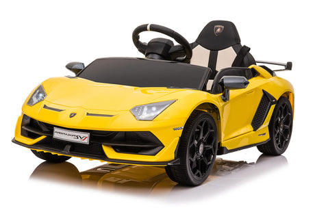 Electric Kids Ride-On Car with LED Lights and Music - 12V Rechargeable Battery