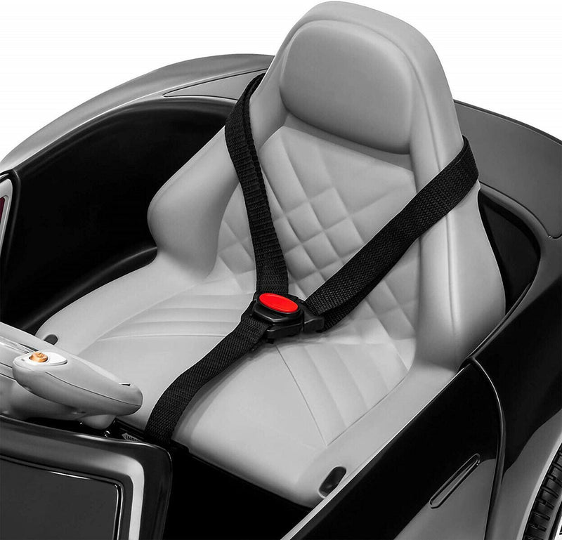 Electric Kids Ride-On Car with Scissor Doors and Safety Belts - Perfect Gift for Children (12V)