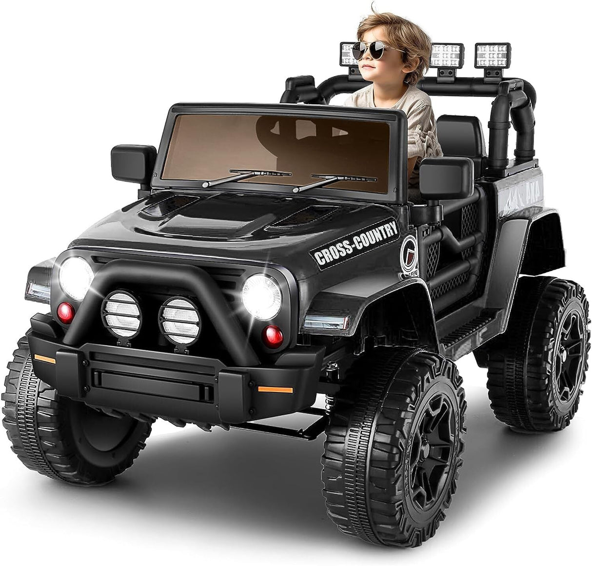 Electric Ride-On Car for Girls with Remote Control, 3 Speeds, USB and MP3 Compatibility