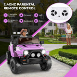 Electric Kids Ride-On JEEP with Remote Control - 12V 4-Wheel Toy Truck