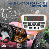 Electric Ride-On Car for Kids with Remote Control, 3 Speeds, USB and MP3 Compatibility