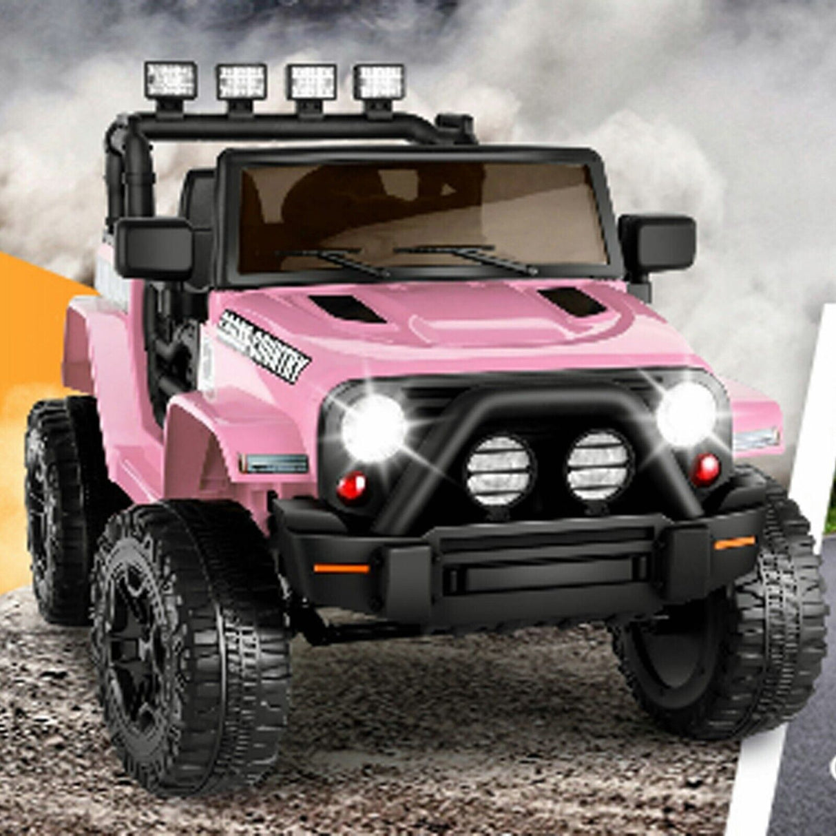 Remote Control Ride-On Car for Girls with 3 Speeds and 5 Color Options