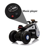 Electric Kids Ride On Motorbike with Training Wheels and MP3 Player - 12V Kids Electric Motorcycle