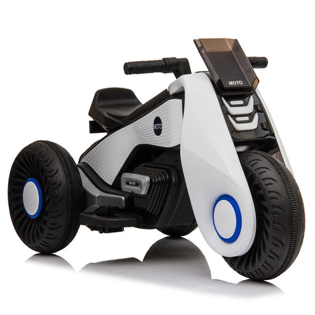 Electric Kids Ride On Motorbike with Training Wheels and MP3 Player - 12V Kids Electric Motorcycle