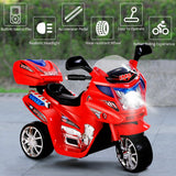 Electric Kids Ride-On Motorcycle with 3 Wheels and 6V Battery Power